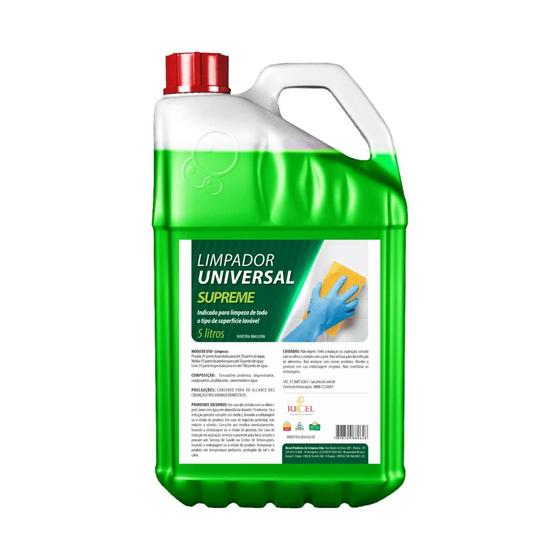 Imagem de Limpador Universal Supreme Riccel 5 Litros Ideal para pisos, paredes e azulejos em geral