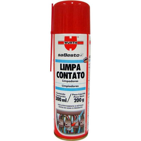 Imagem de Limpeza Automotiva Limpa Contato Wurth 300 Ml