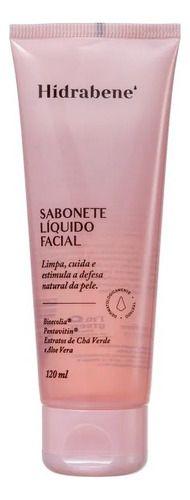 Imagem de Limpeza Pele Rosto Sabonete Líquido Facial Hidrabene 120ml