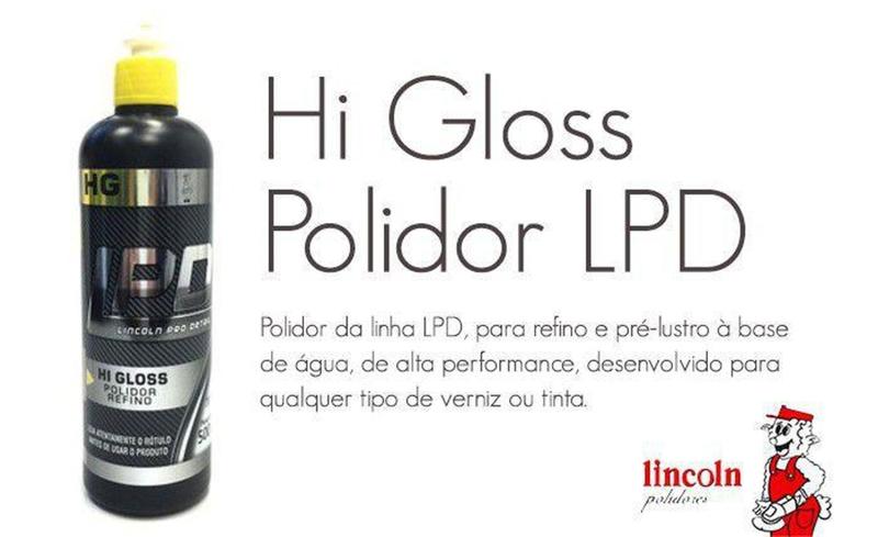 Imagem de Lincoln LPD Polidor Refino Hi-Gloss + Nova Fórmula (500gr)