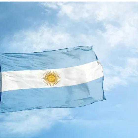 Imagem de Linda Bandeira Argentina Grande 1,5 x 0,9 M Top