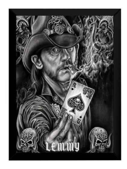 Imagem de Lindo Quadro Decorativo Arte Homenagem Lemmy Motorhead Ace O