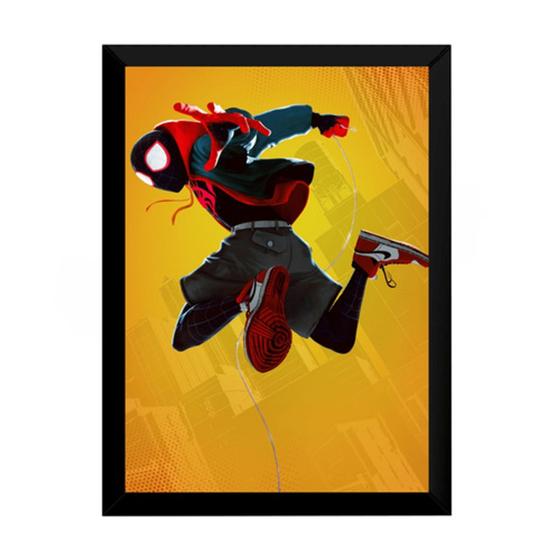 Imagem de Lindo Quadro Decorativo Homem-aranha Aranhaverso 42x29cm