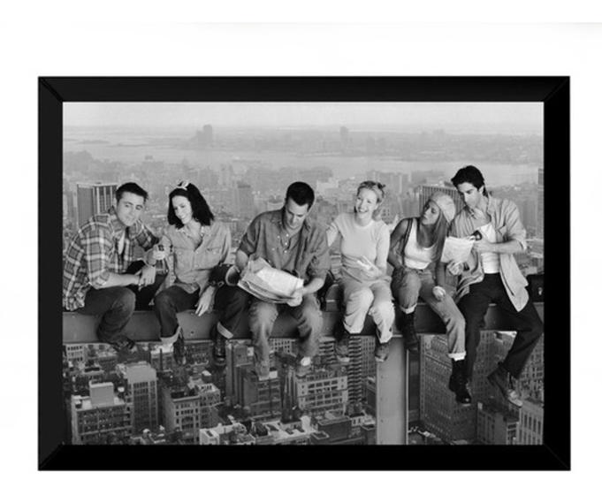 Imagem de Lindo Quadro Fotografico Decorativo Serie Friends 42x29cm