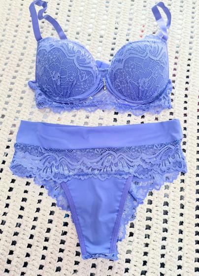 Imagem de Lingerie Plus Size Rejane Sutiã Calcinha Renda Reforçada