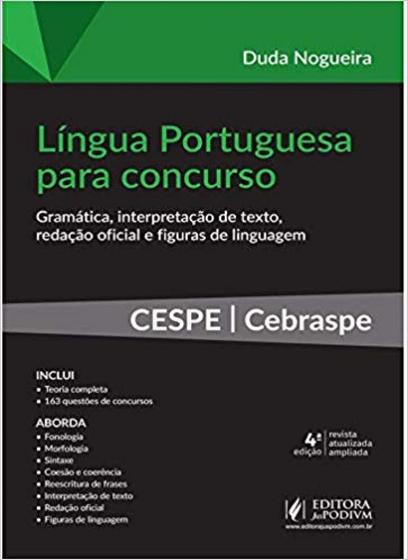 Imagem de Língua Portuguesa para Concursos: Grámatica, Interpretação de Texto, Redação Oficial e Figuras de Linguagem