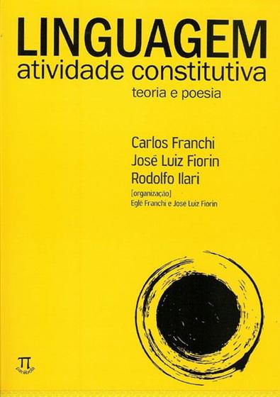 Imagem de Linguagem. atividade constitutiva. teoria e poesia