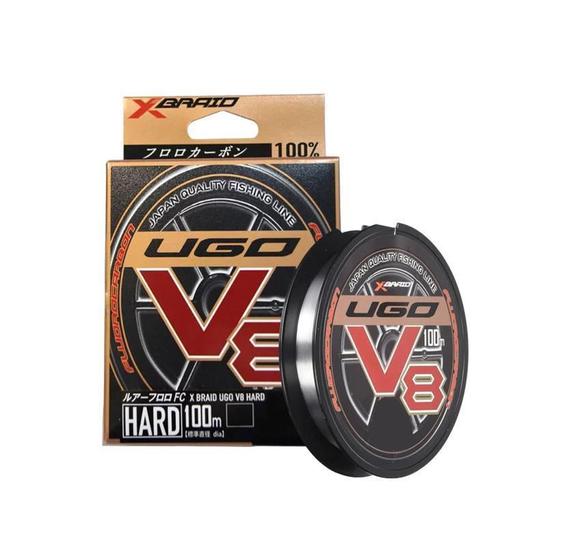 Imagem de Linha 100% Fluorocarbon X - Braid Ugo V8 Hard 0,28Mm 12Lbs