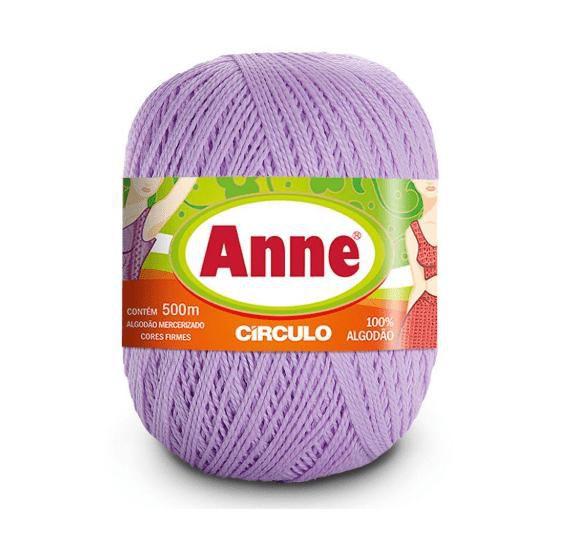 Imagem de Linha Anne Novelo Grande com 500 metros Circulo para Crochê, Tricô, Bordado, Barrado, Bico e Amigurumi