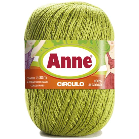 Imagem de Linha Anne Novelo Grande com 500 metros Circulo para Crochê, Tricô, Bordado, Barrado, Bico e Amigurumi