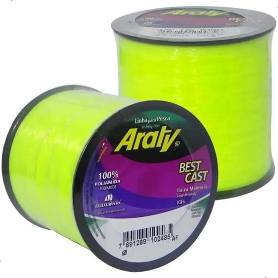 Imagem de Linha Araty Best Cast Nylon Monofilamento Soft Macia 100gr