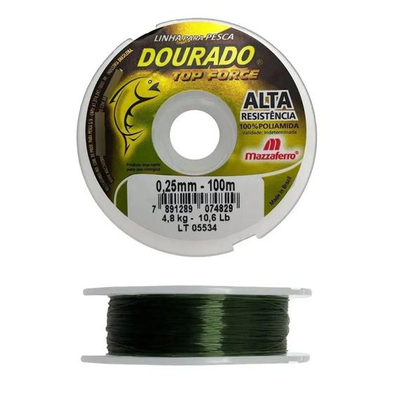 Imagem de Linha Araty Dourado Top Force Verde Oliva 100m