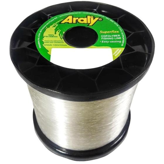 Imagem de Linha Araty Superflex para Pesca Branca 0,60mm 250g