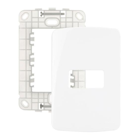 Imagem de Linha B3 Conj 42 Placa p/ 1 Módulo Horizontal - Margirius