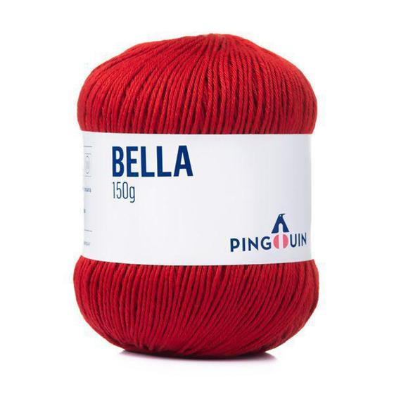 Imagem de Linha bella pingouin 150g - cor 2306 morango