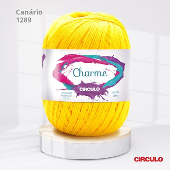 Imagem de Linha Charme Circulo 396mts Cor Canário 1289