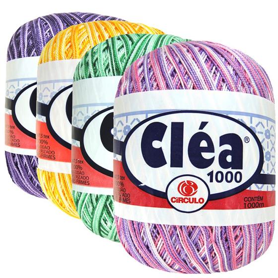 Imagem de Linha Cléa 1000 Circulo - Cores Mescladas