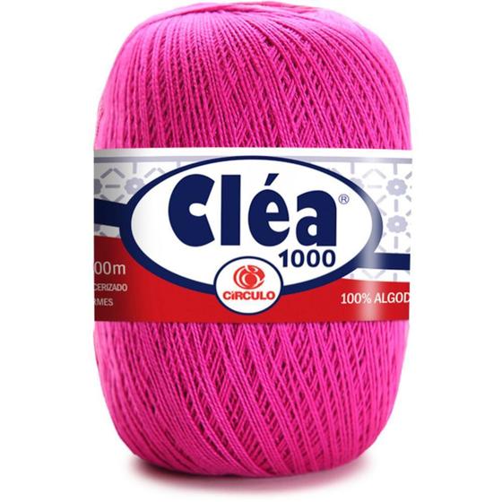 Imagem de Linha Cléa 1000 Multicor Rosa Choque Cor 6116 Círculo