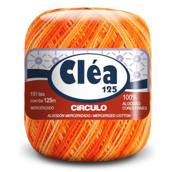 Imagem de Linha Cléa 125 Multicolor - Cor 9059 - Abóbora