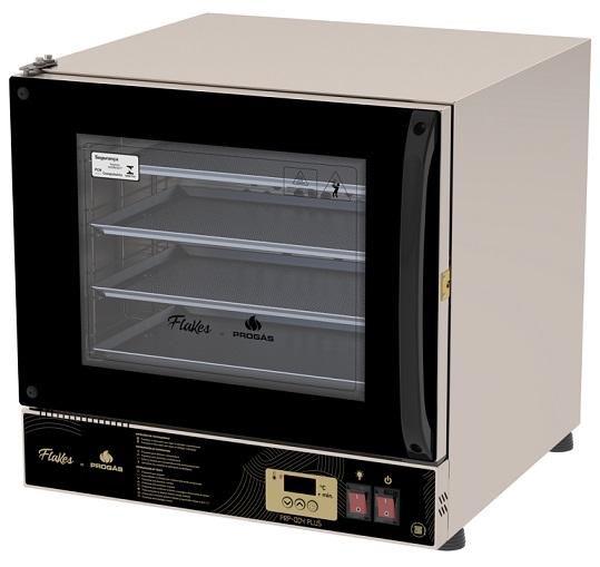 Imagem de Linha Collab Progás e Braesi e Flakes - Forno Turbo Elétrico PRP-004 PLUS Preto Flakes 127v - Progás