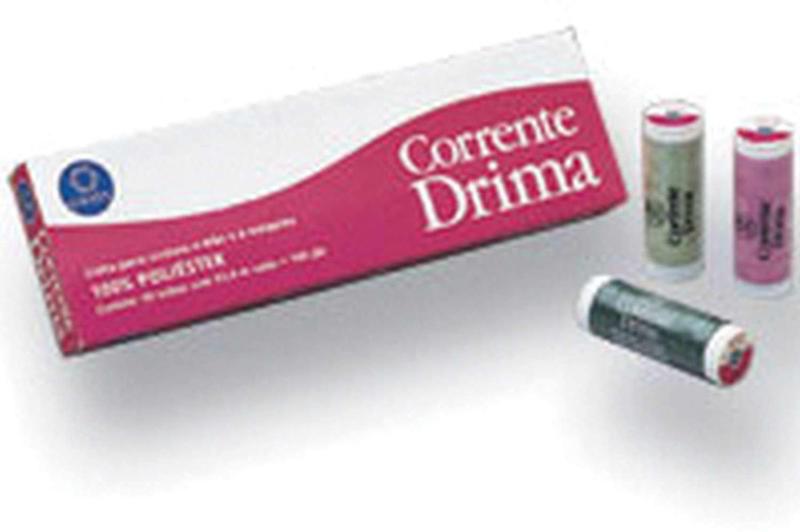 Imagem de Linha Corrente Drima Preta C/100 Jardas Coats Corrente Cx.C/10