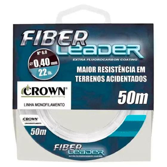 Imagem de Linha Crown Fiber Leader Fluorocarbon 0,62mm 52lb 50m