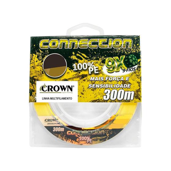 Imagem de Linha Crown Multi Connection 9x 0.28mm 50lb 300m Amarela