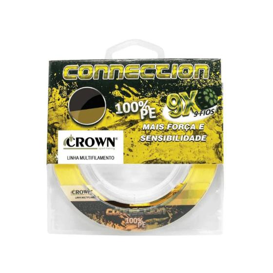 Imagem de Linha crown multifilamento connection 9x yellow - 150m