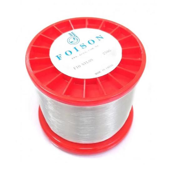 Imagem de Linha De Nylon Pesca Monofilamento Rolo 250gr Várias Espessuras