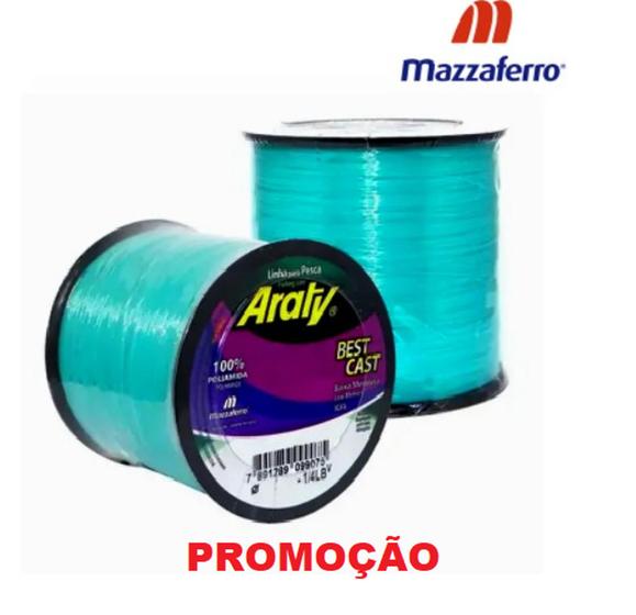 Imagem de Linha De Pesca Araty Best Cast Verde Varias Medidas Envio Imediato