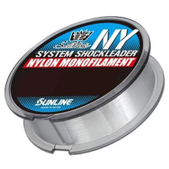 Sunline Shock Leader Nylon - 50 Meters, 16lb Strength, High Abrasion Resistance For Fishing