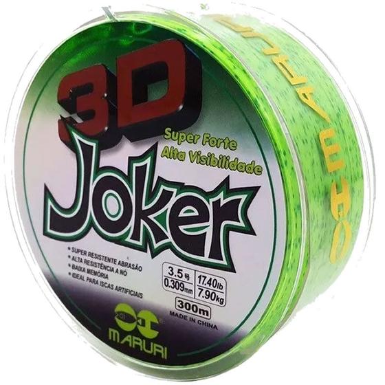 Imagem de Linha de Pesca Monofilamento Maruri Joker 3D Soft 300mt