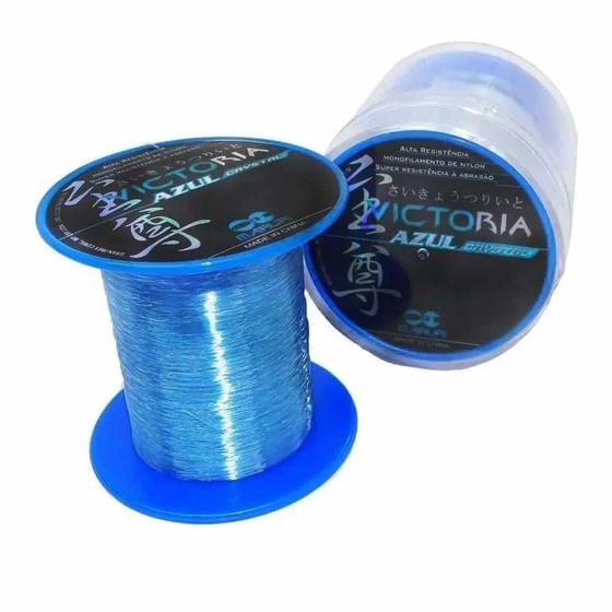 Imagem de Linha de Pesca Monofilamento Victoria Azul 0.52mm 450 Metros