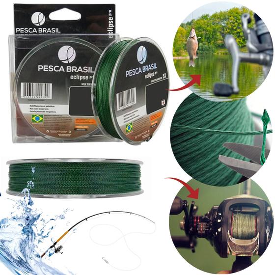 Imagem de Linha De Pesca Multifilamento 5 Fios 150M Super Resistente