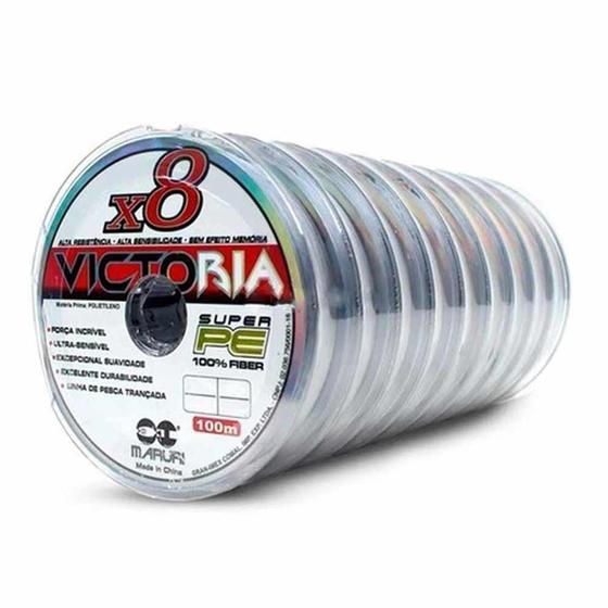 Linha De Pesca Multifilamento 8 Fios 500m Victoria Cinza Maruri Linha De Pesca Magazine Luiza 4933