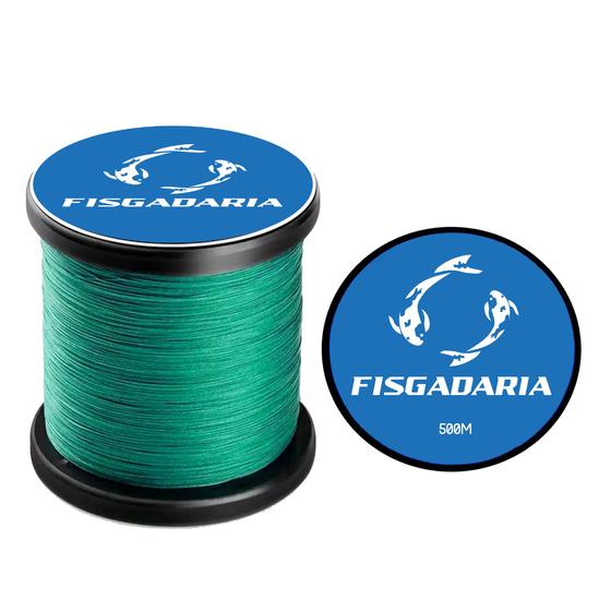 Imagem de Linha De Pesca Multifilamento X4 500M 0,29MM VERDE Fisgadaria