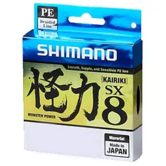 Imagem de Linha de Pesca Shimano Kairiki PE Multifilamento 8 Fios Trançados Cinza 0,18mm 20lb 300m