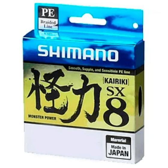 Imagem de Linha de Pesca Shimano Kairiki PE Multifilamento 8 Fios Trançados Verde 0,280mm 40lb 150m