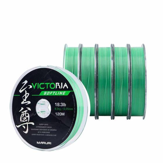 Imagem de Linha De Pesca Soft Victoria Verde 120m  0.40mm 23.3lb