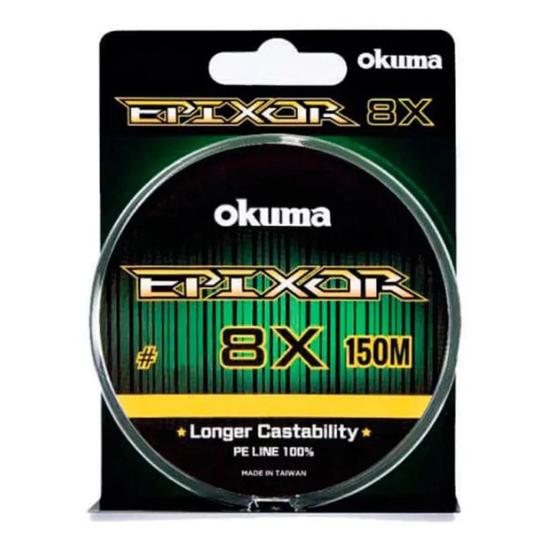 Imagem de Linha de pescaria multifilamento Okuma Epixor 8X 10 0,47mm Carretel 150m