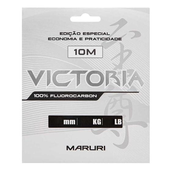 Imagem de Linha Fluorcarbono Victoria 10m 0,30mm 11,7lbs - Maruri