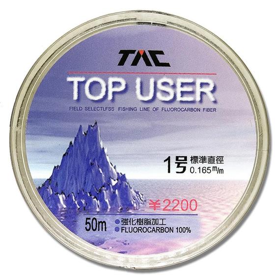 Imagem de Linha Líder Fluor Carbon Tac Top User 3Lb - 0.148Mm - 50M