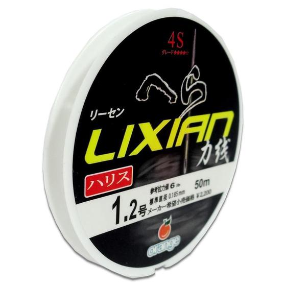 Imagem de Linha Lider Nylon Orange Lixian 4S - 1.5Lb - 0.090Mm - 50M