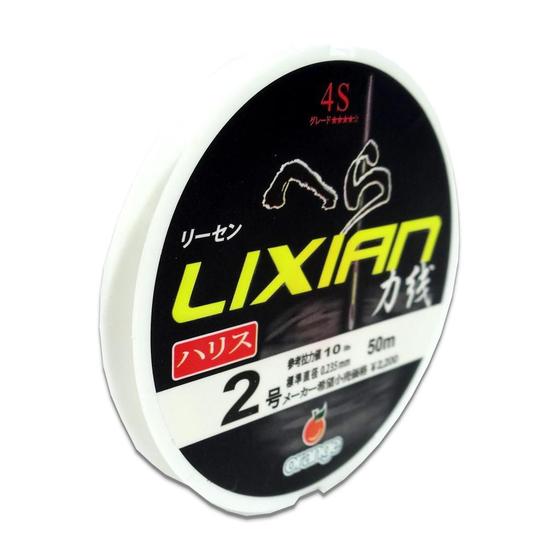 Imagem de Linha Lider Nylon Orange Lixian 4S 6Lb - 0.185Mm - 50M