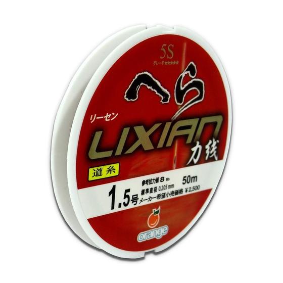 Imagem de Linha Lider Orange Lixian 5S Red 2Lb - 0.104Mm - 50M