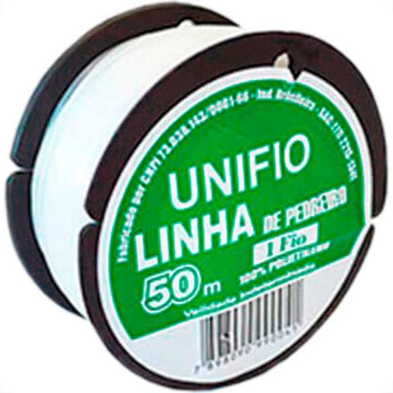 Imagem de Linha Lisa Unifio 1Fio C/ 50Mt - Kit C/12 PC
