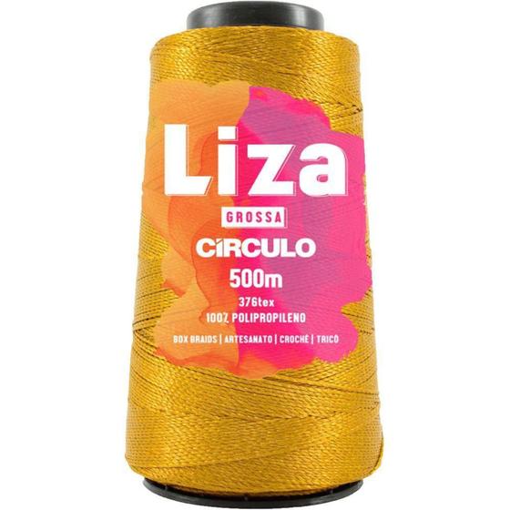 Imagem de Linha Liza Grossa 500m 187g Ouro Velho 7577 Círculo - Circulo