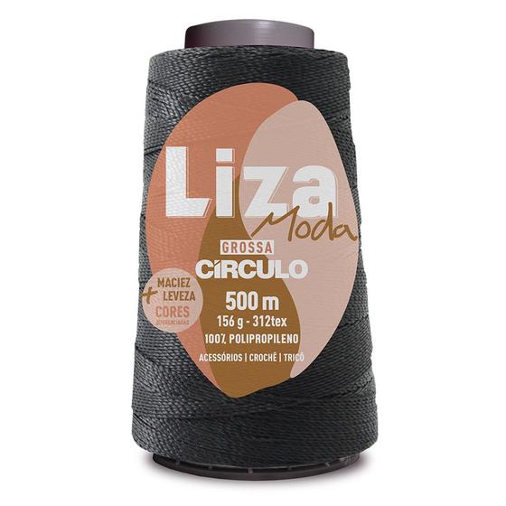 Imagem de Linha Liza Moda Grossa Fio n 2 Cone com 500 Metros e 100% Polipropileno Circulo