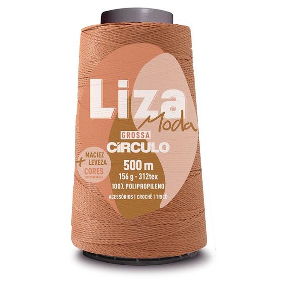 Imagem de Linha Liza Moda Grossa Fio n 2 Cone com 500 Metros e 100% Polipropileno Circulo