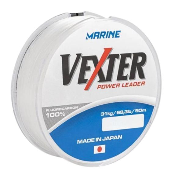 Imagem de Linha Marine Sports Vexter Power Leader Fluorcarbon 0,40mm 23,4lb 10,6Kg 50m